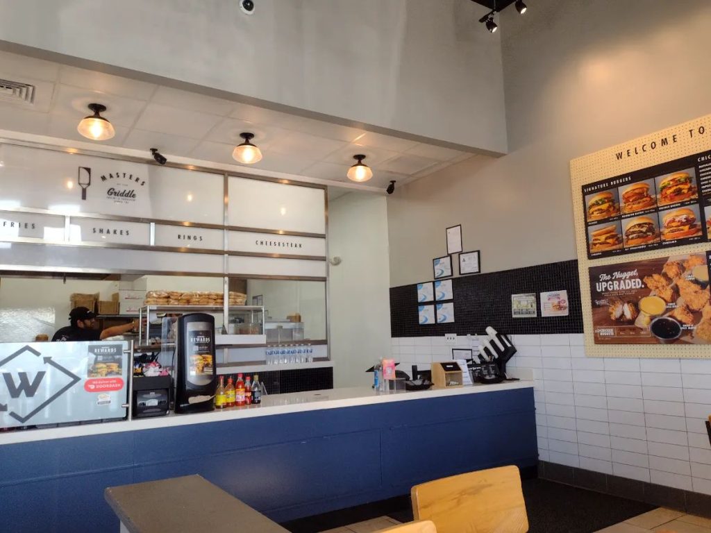 interior of wayback burgers